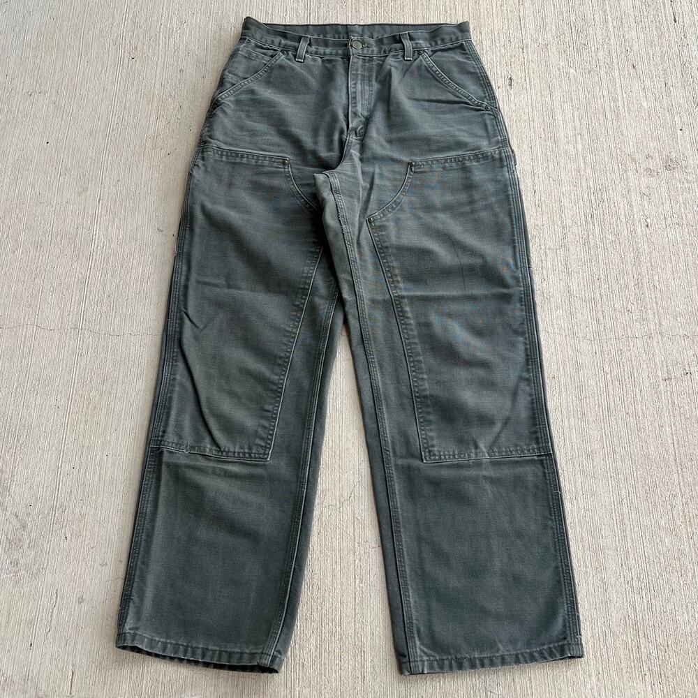 Carhartt B136 MOS green double knee work wear carpenter pants